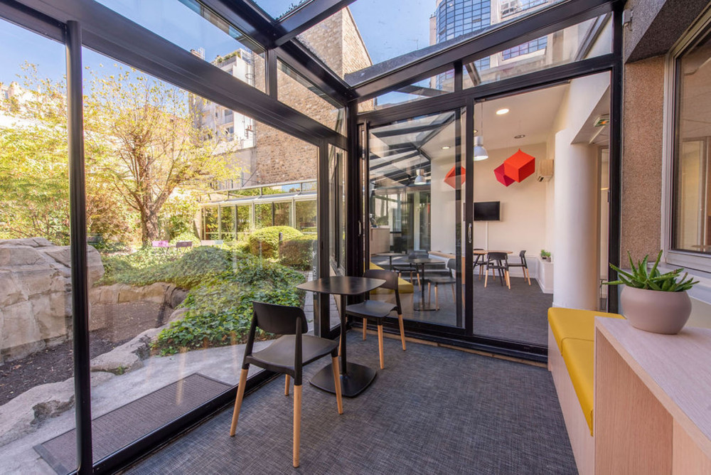 bureau coworking avec jardin à boulogne billancourt